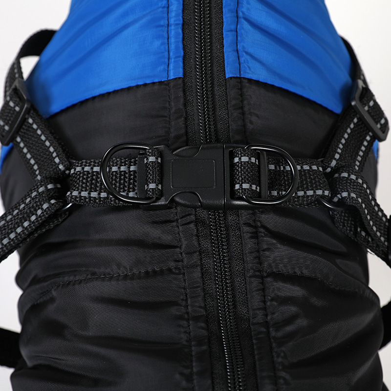 Winter Dog Coat With Reflective Safety Strips
