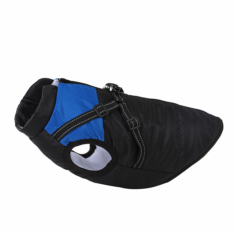 Winter Dog Coat With Reflective Safety Strips