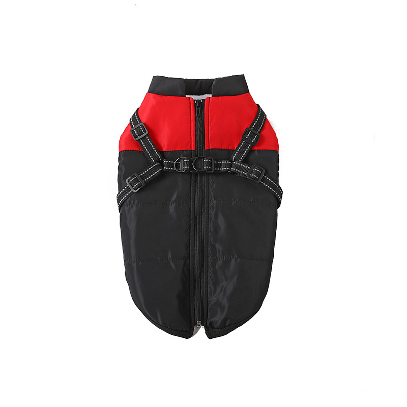 Winter Dog Coat With Reflective Safety Strips