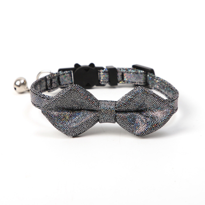 Sparkle Pet Collar With Bow Bell Charm
