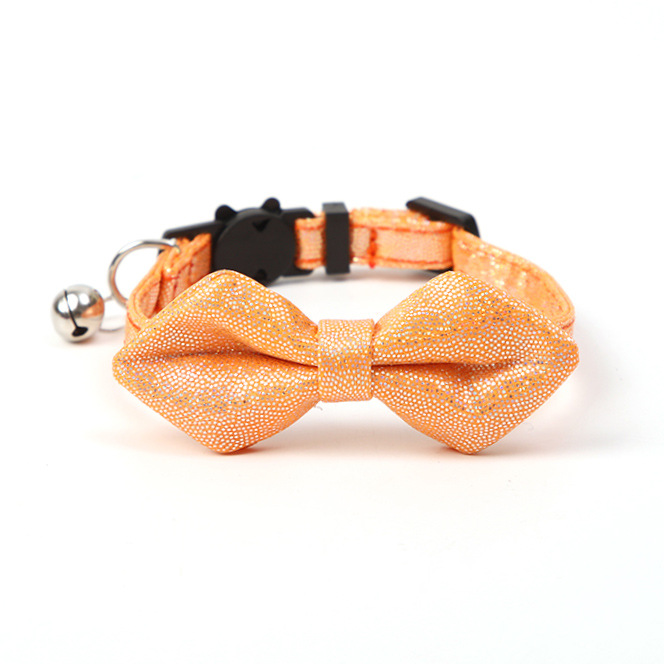 Sparkle Pet Collar With Bow Bell Charm