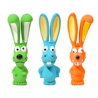 Squeaky Bunny Chew Toy For Dogs 01