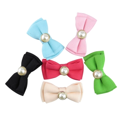 Pearl Pet Collar With Bow Cat Charm 02