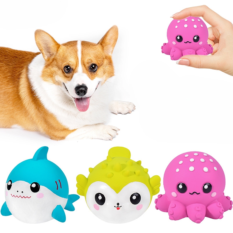 Ocean Animal Chew Toys For Small Dogs