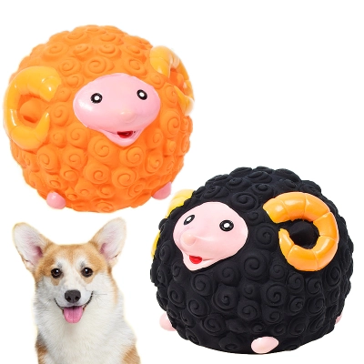 Squeaky Lamb Chew Toy For Dogs 01