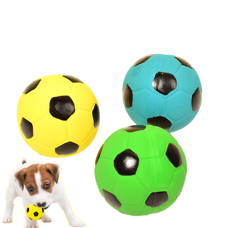 Soccer Ball Squeaky Toy For Small Dogs