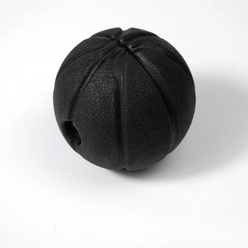 Squeaky Basketball Dog Toy With Treat Hole