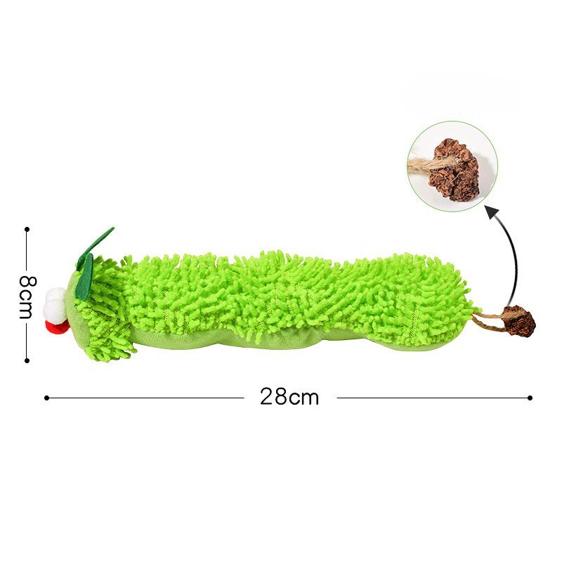 Catnip Caterpillar Toy With Galls For Cats