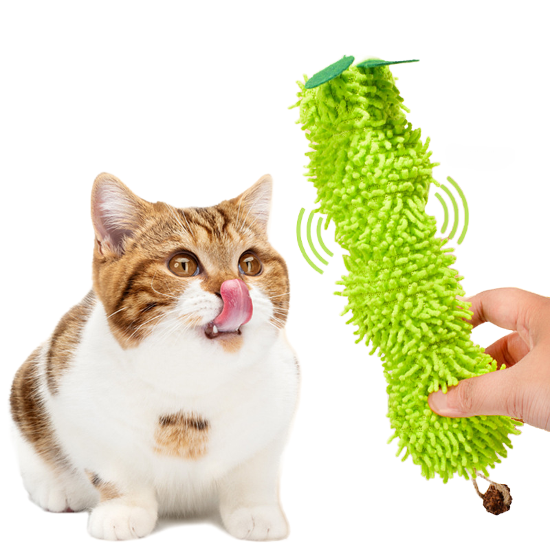 Catnip Caterpillar Toy With Galls For Cats