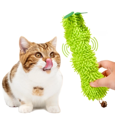 Catnip Caterpillar Toy With Galls For Cats 01
