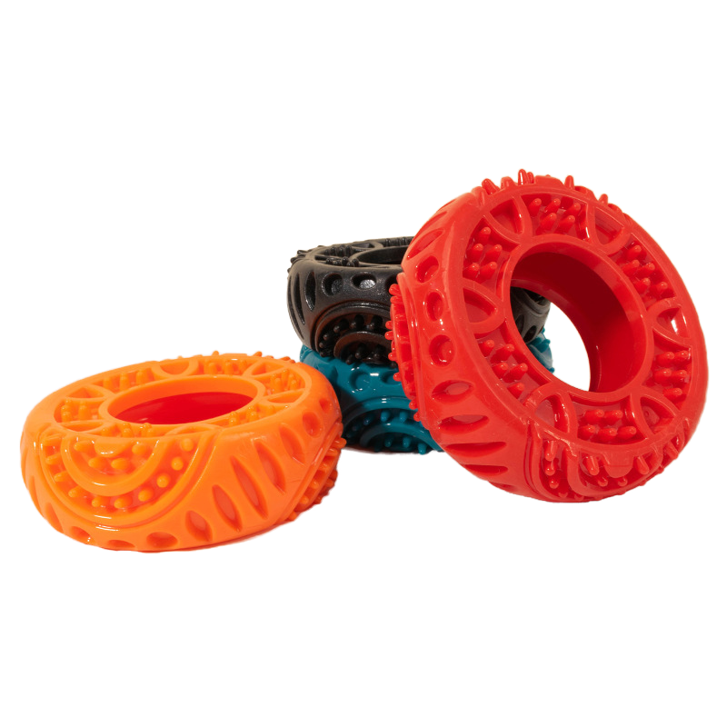 TPR Pet Chew Toy Ring for Small Medium Dogs