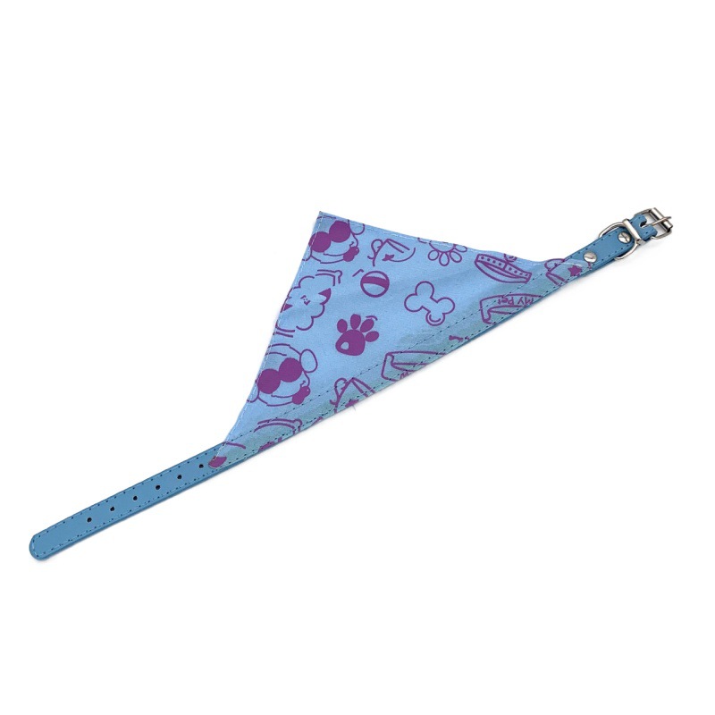 Triangle Pet Bandana Collar With Metal Buckle
