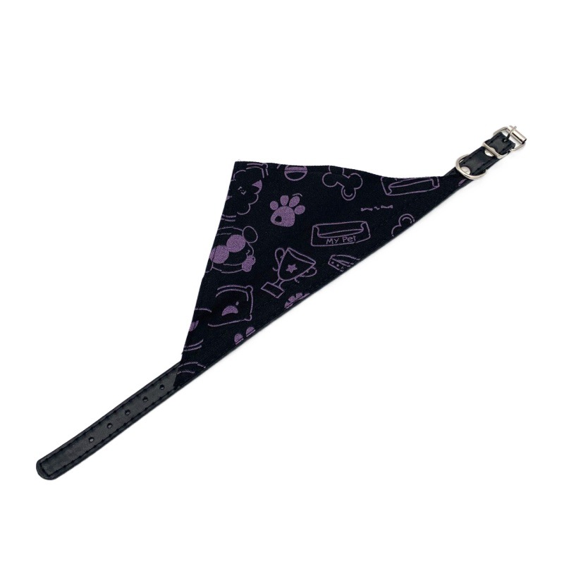 Triangle Pet Bandana Collar With Metal Buckle