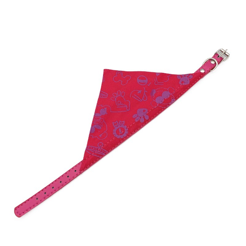 Triangle Pet Bandana Collar With Metal Buckle