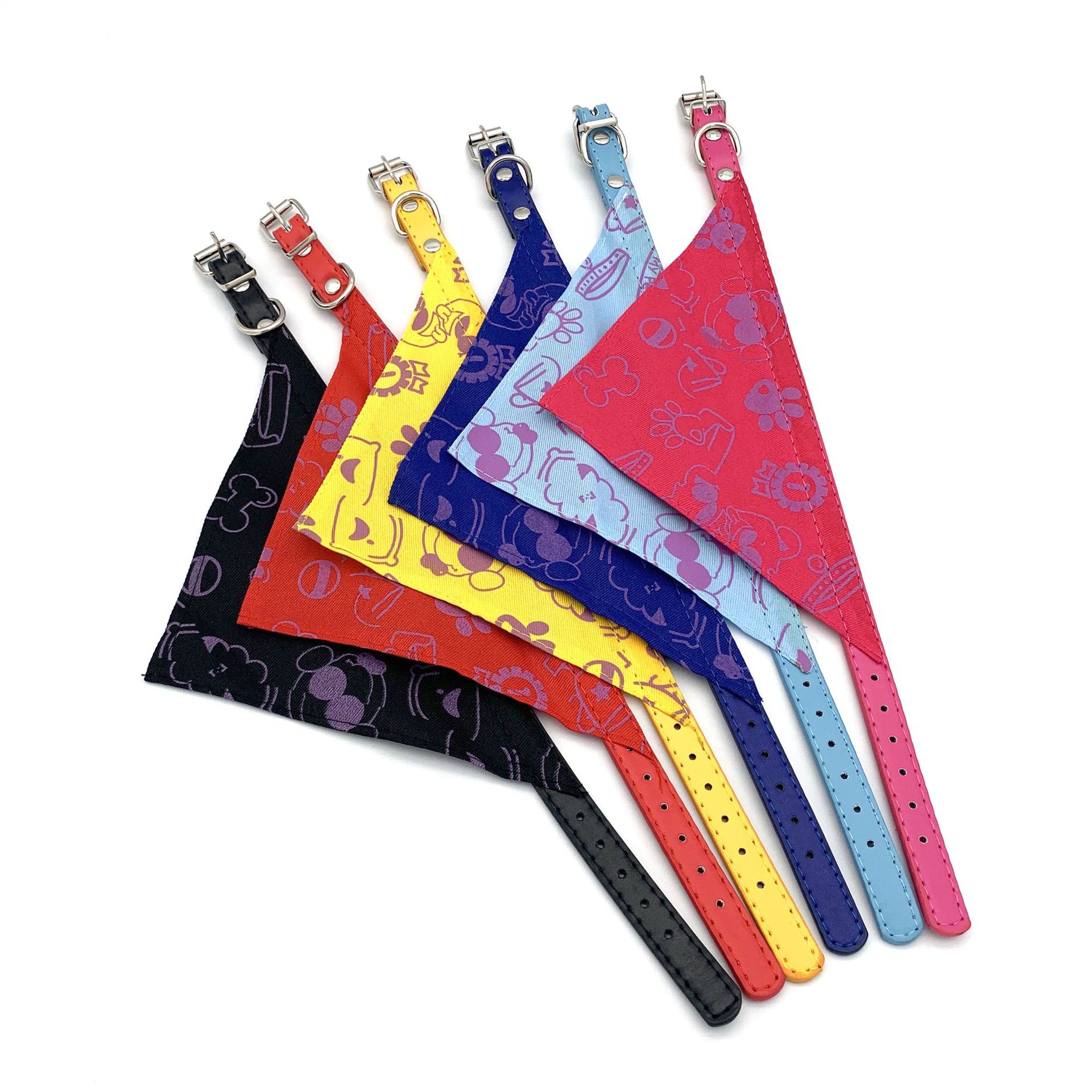 Triangle Pet Bandana Collar With Metal Buckle