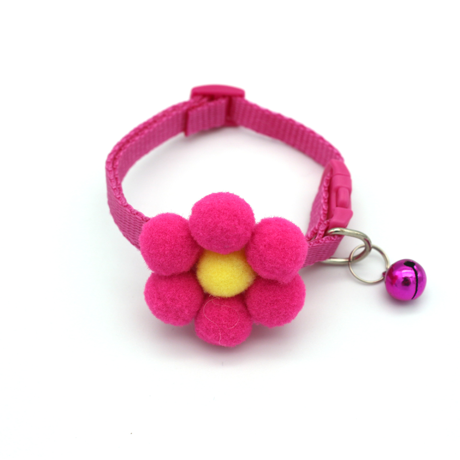 Sunflower Bow Tie Pet Collar with Bell