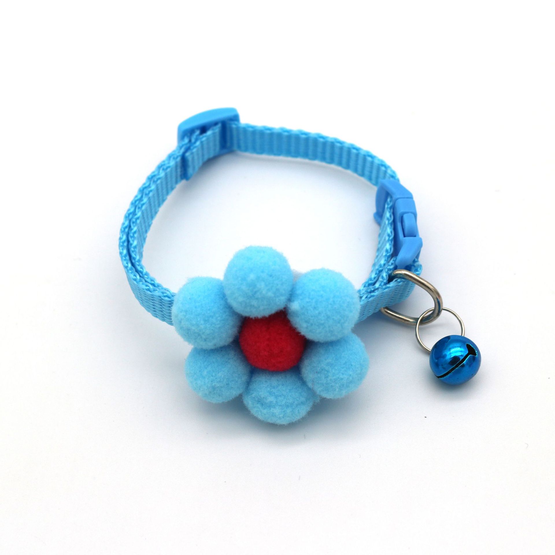 Sunflower Bow Tie Pet Collar with Bell
