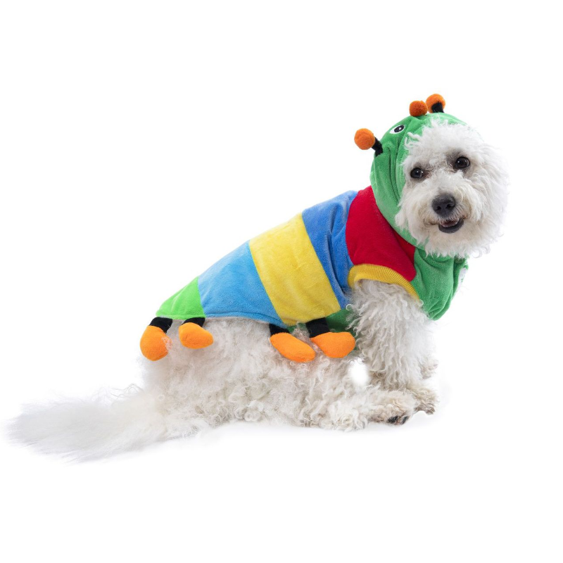 Colorful Caterpillar Pet Costume Halloween Dress