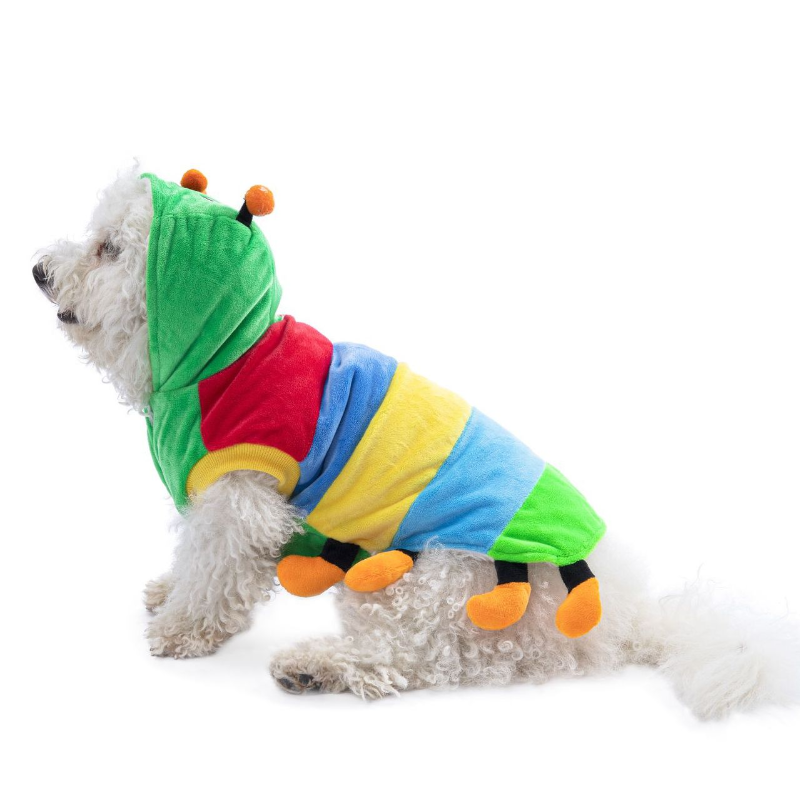 Colorful Caterpillar Pet Costume Halloween Dress