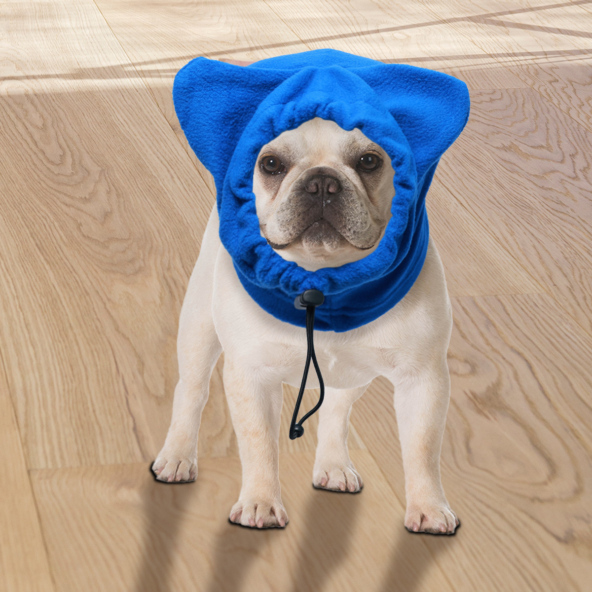 Dog Fleece Hood Warm Pet Hat Head Cover