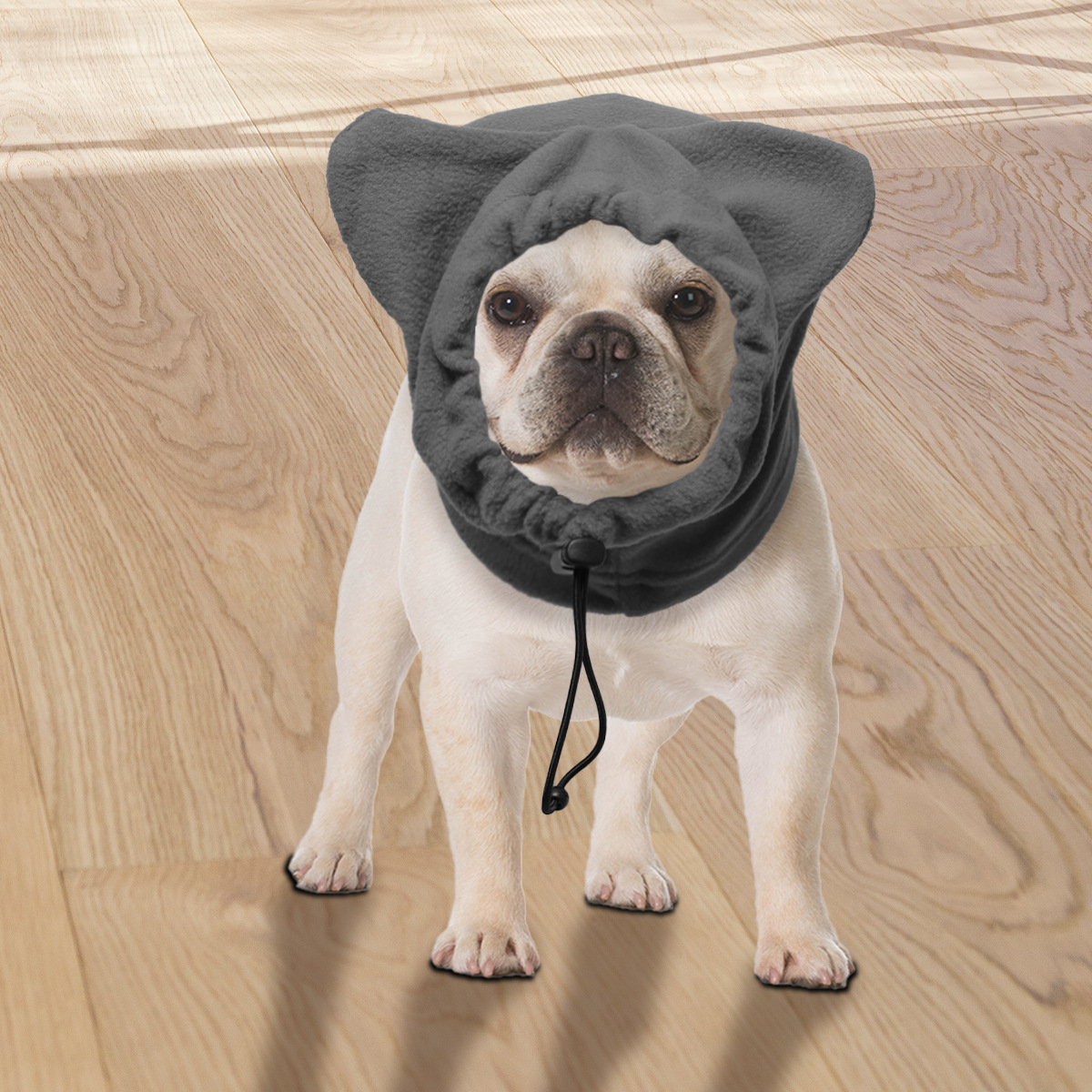 Dog Fleece Hood Warm Pet Hat Head Cover