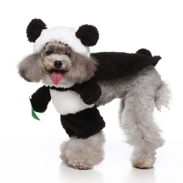 Adorable Panda Costume for Small Dogs Playful Outfit