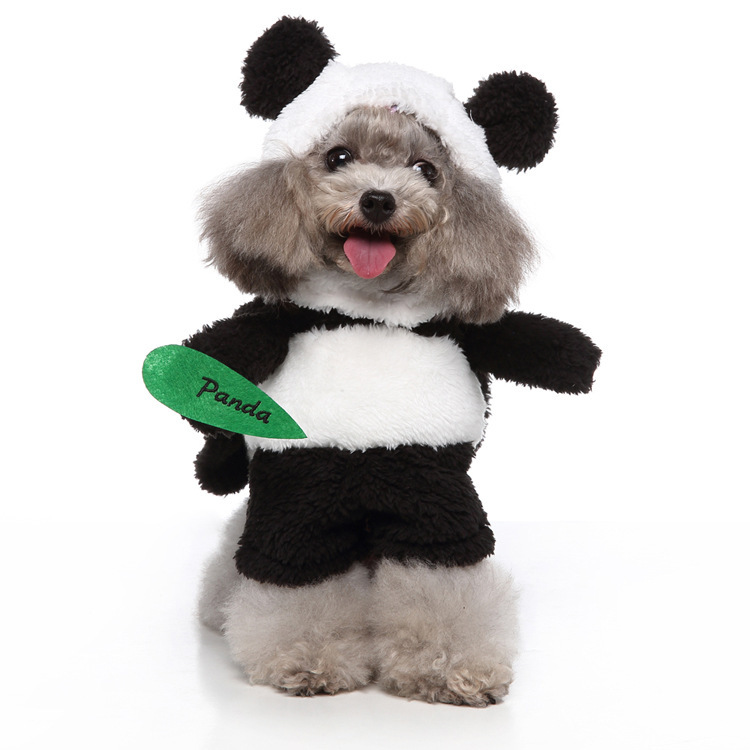 Adorable Panda Costume for Small Dogs Playful Outfit