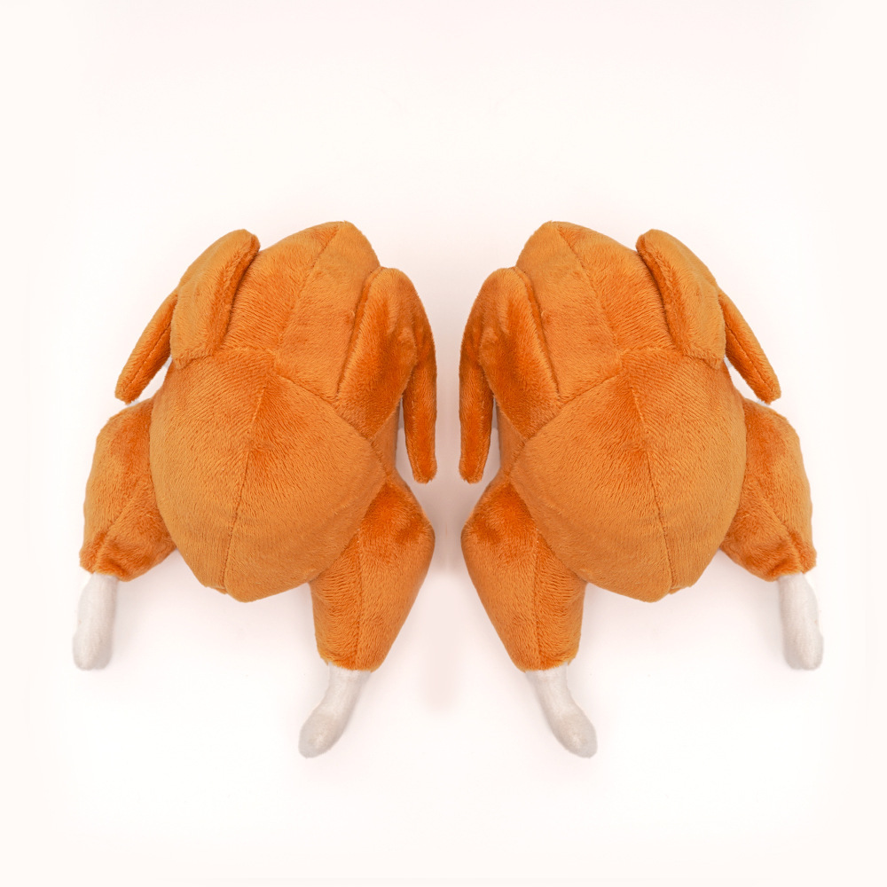 Squeaky Plush Turkey Dog Toy Cat Chew Fun