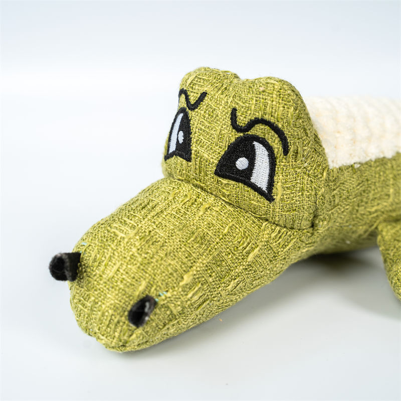 Colorful Croc Plush Chew Toy for Cats Dogs