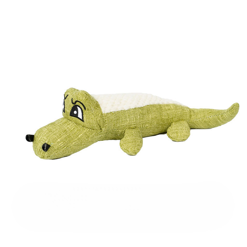 Colorful Croc Plush Chew Toy for Cats Dogs