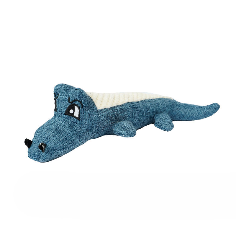 Colorful Croc Plush Chew Toy for Cats Dogs