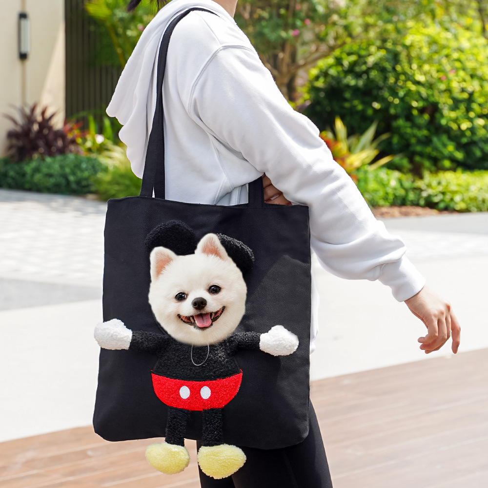 Pet Carrier Bag Cute Cartoon Dog Cat Backpack