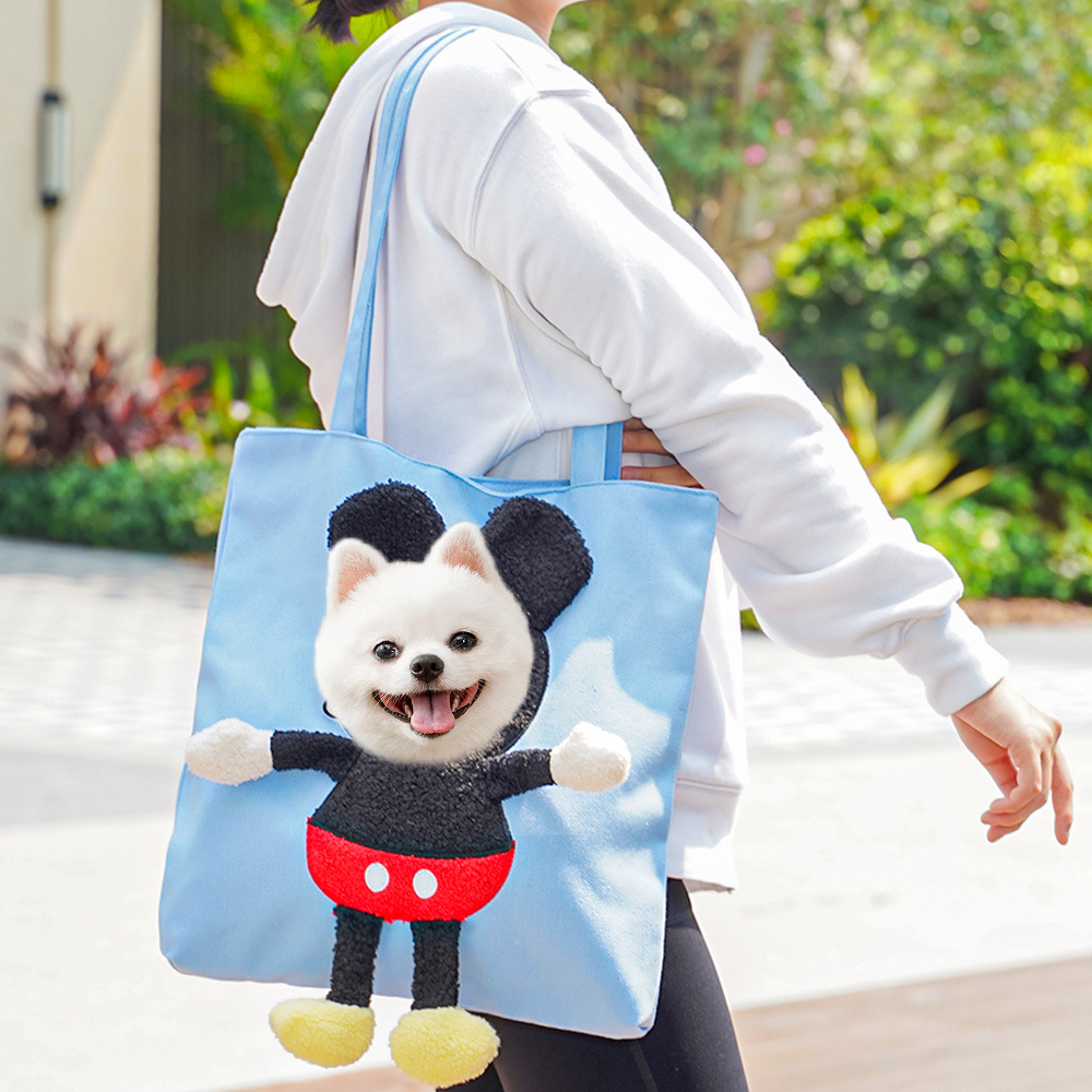 Pet Carrier Bag Cute Cartoon Dog Cat Backpack