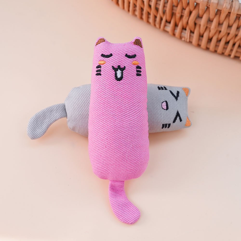 Catnip Plush Cat Toys Chew Proof Fabric Fun