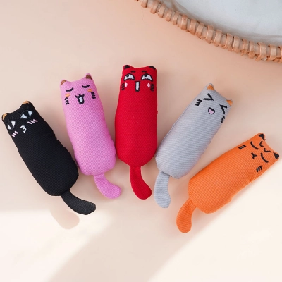 Catnip Plush Cat Toys Chew Proof Fabric Fun 02