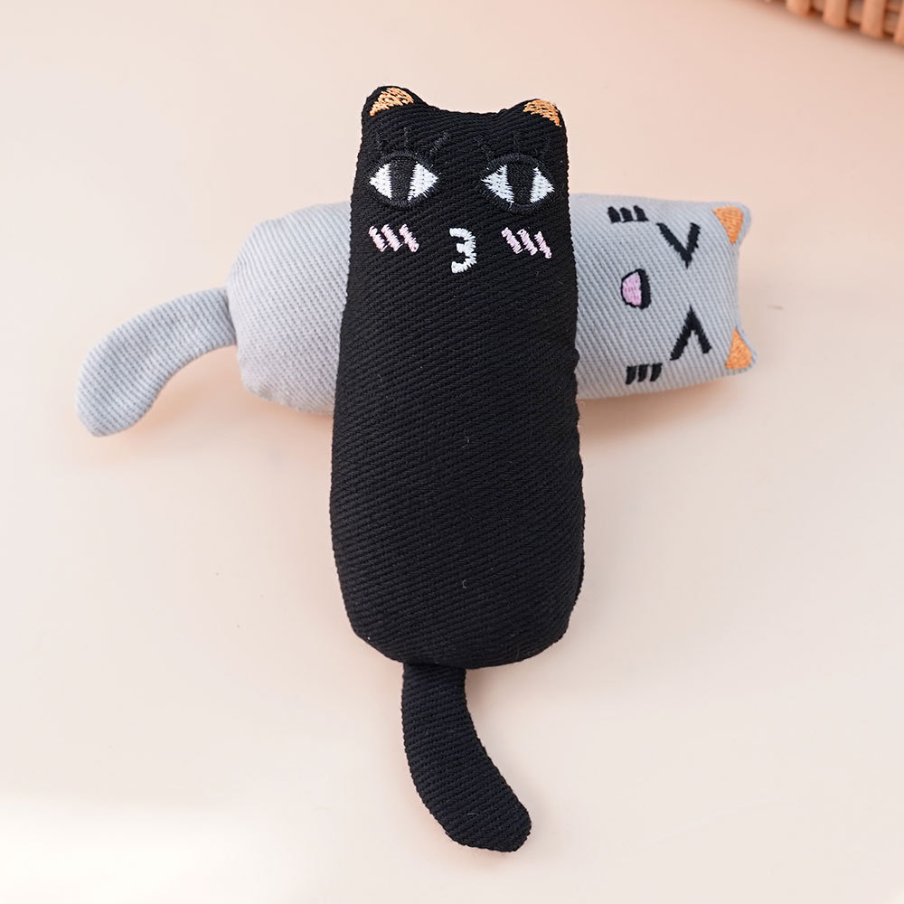 Catnip Plush Cat Toys Chew Proof Fabric Fun