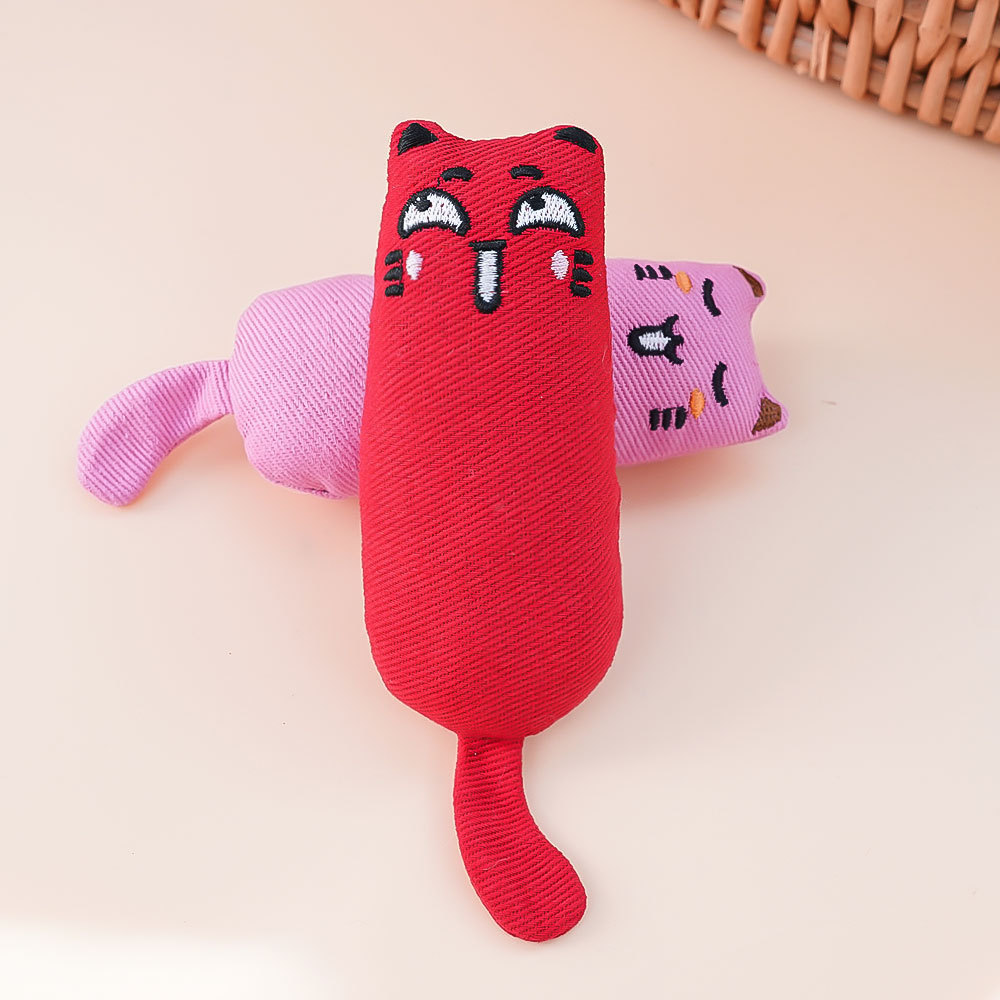 Catnip Plush Cat Toys Chew Proof Fabric Fun