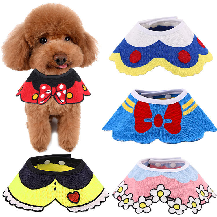 Cute Cartoon Pet Bibs for Pets Fashion Accessories
