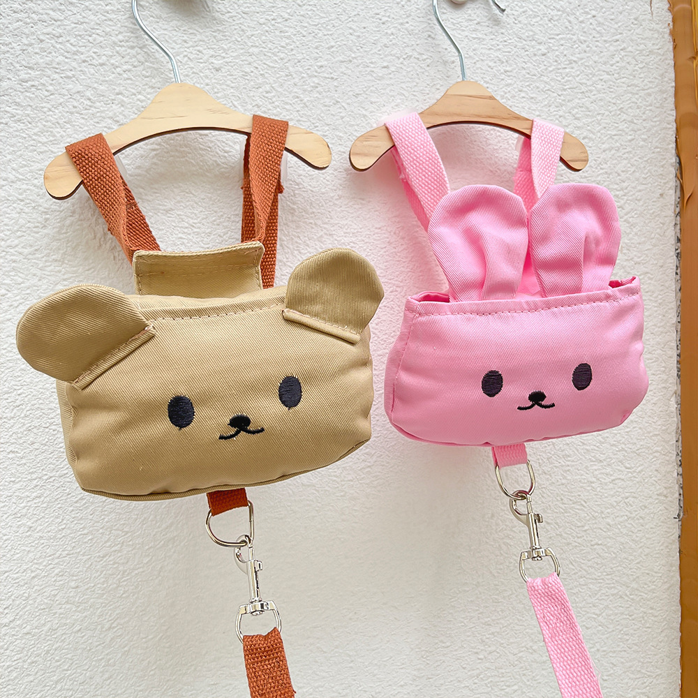 Pet Dog Cat Backpack Harness Leash Outfit Set