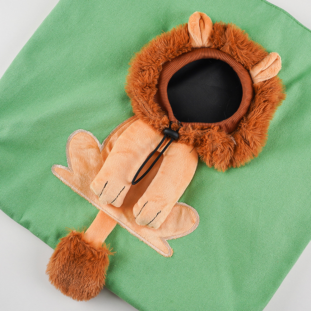 Green Lion Pet Carrier Bag for Cats and Dogs