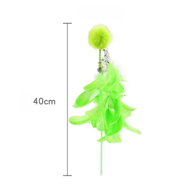 Magic Feather Wand Cat Toy Bell Teaser 02