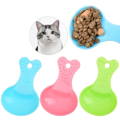 Candy Color Pet Food Scoop Bone Shape 01