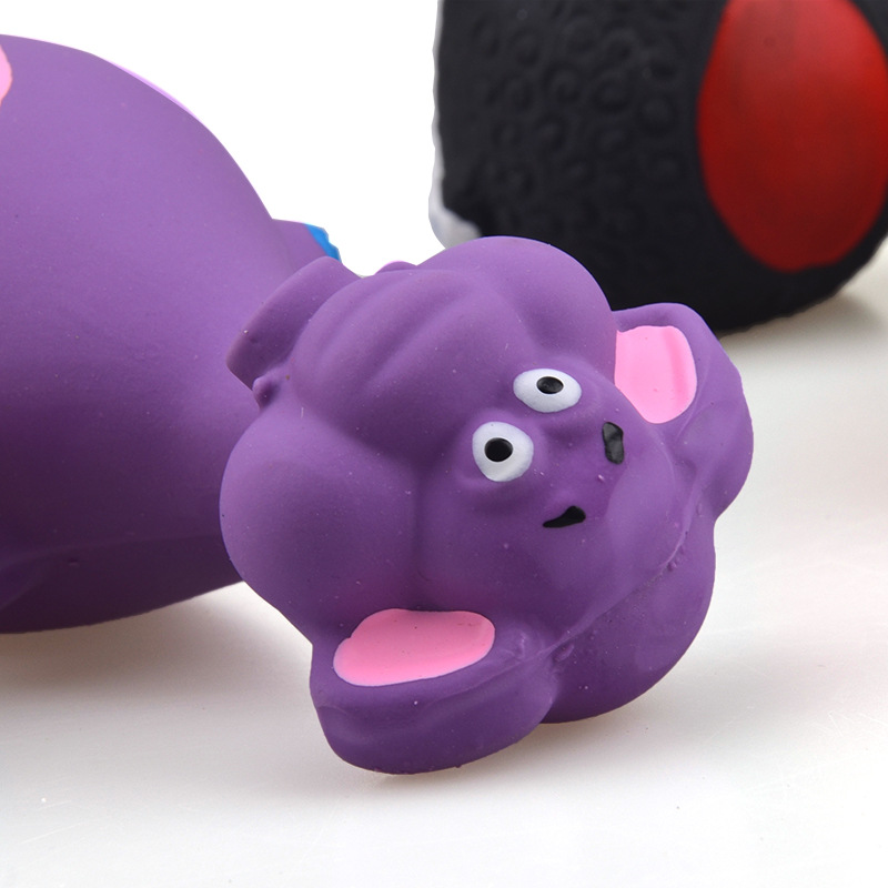 Animal Squeeze Sound Latex Chew Toy Four Styles