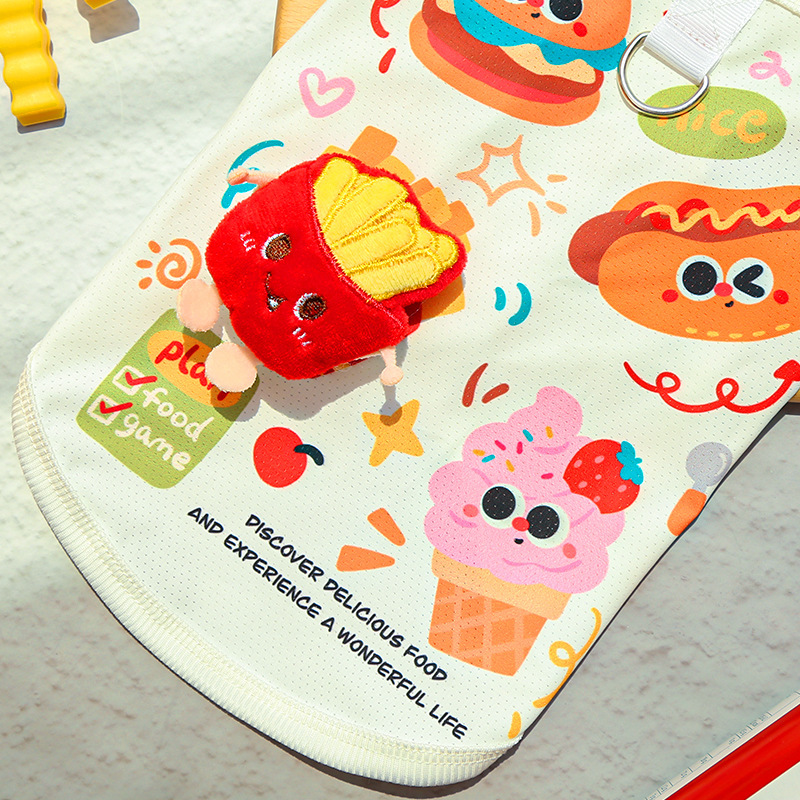 Cute Fast Food Pattern Pet Cooling Summer Vest