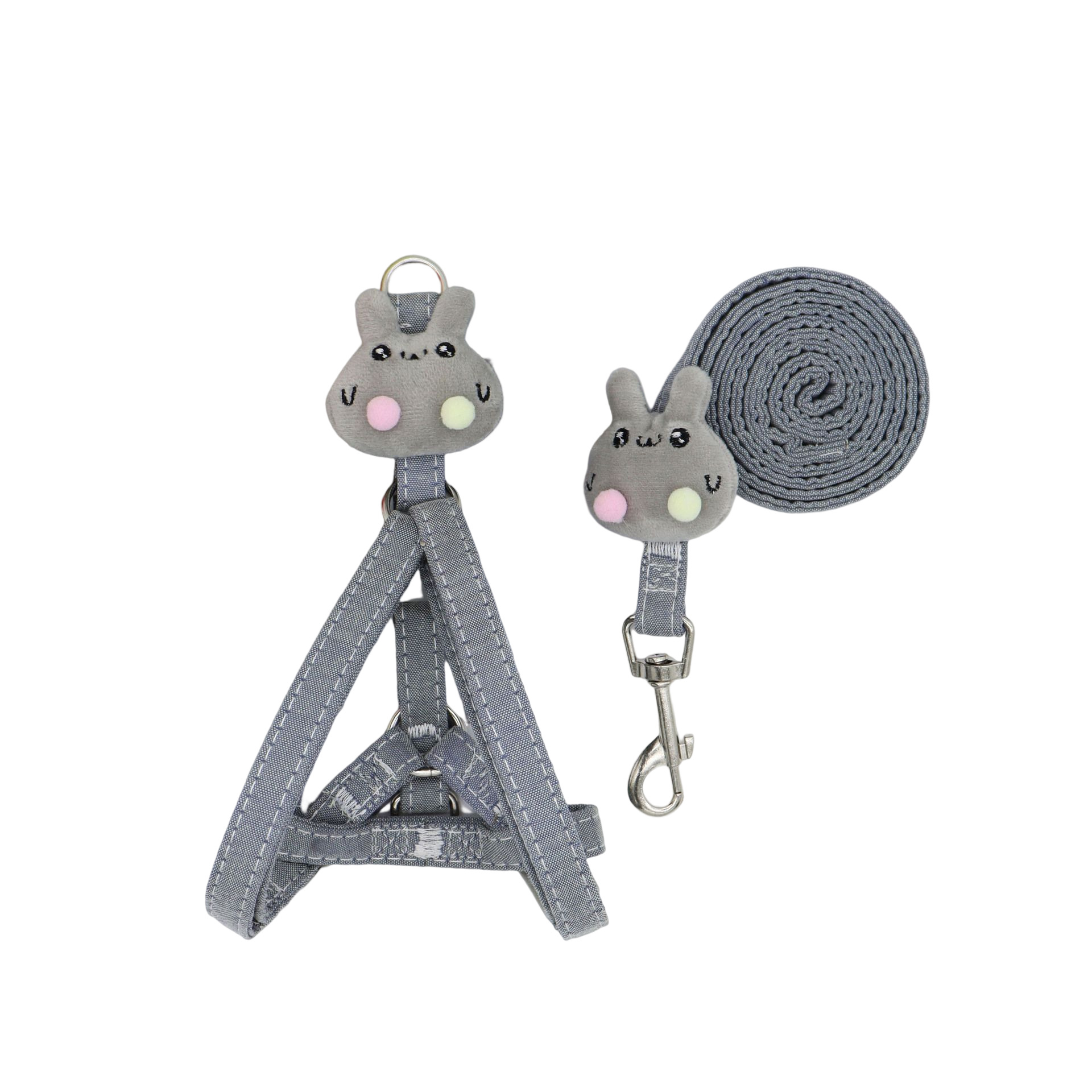 Rabbit Pattern Harness Leash Set Escape Proof
