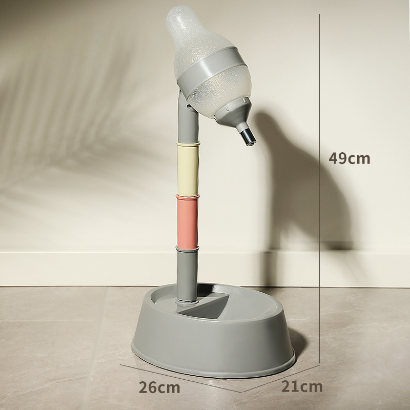 Adjustable Pet Waterer Height Control Drinking Fountain