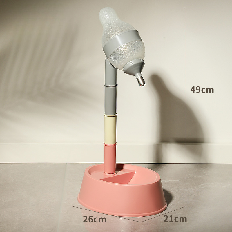 Adjustable Pet Waterer Height Control Drinking Fountain