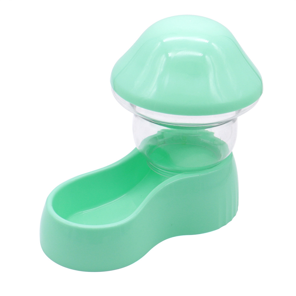 Mushroom Pet Feeder Waterer Set Automatic Dispenser