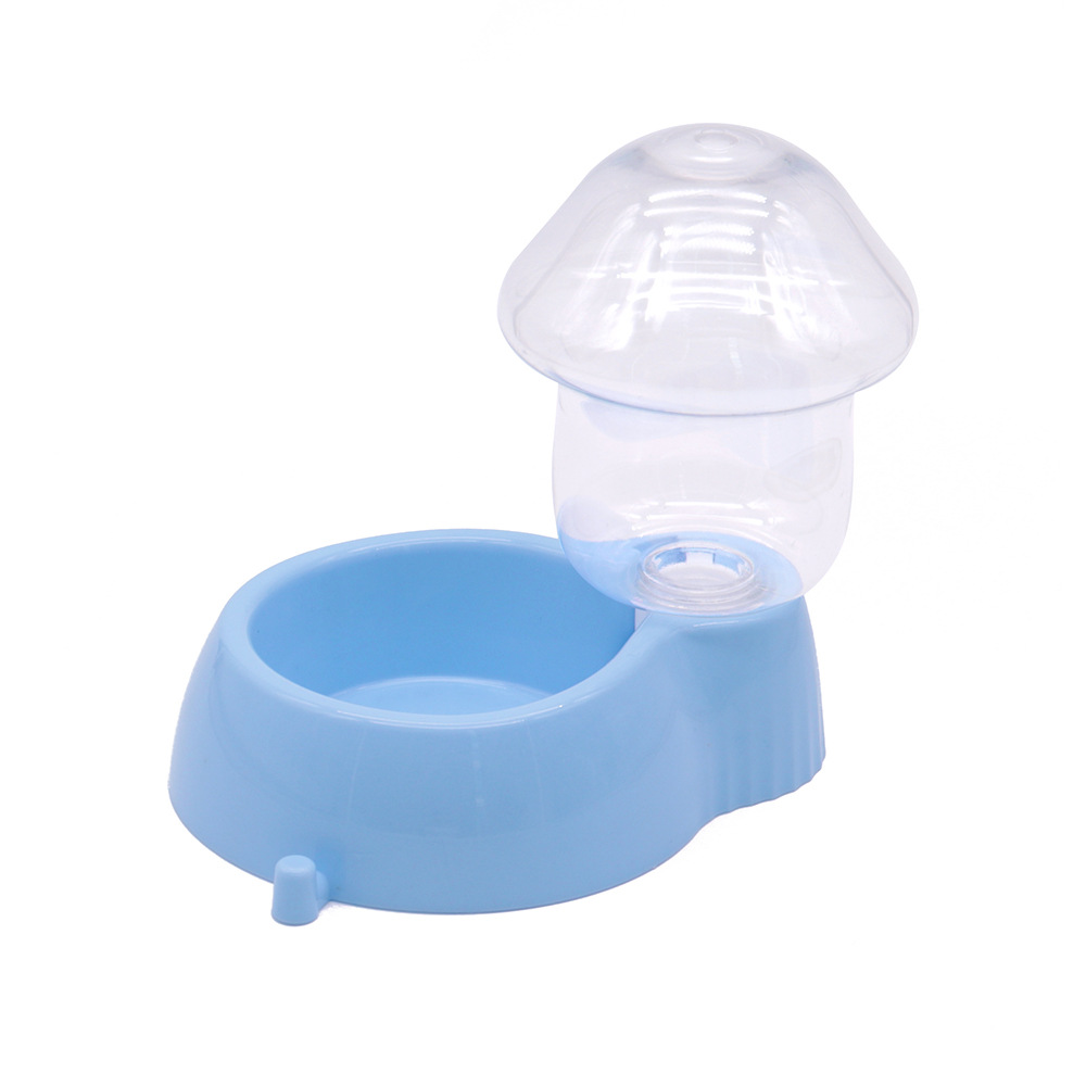 Mushroom Pet Feeder Waterer Set Automatic Dispenser