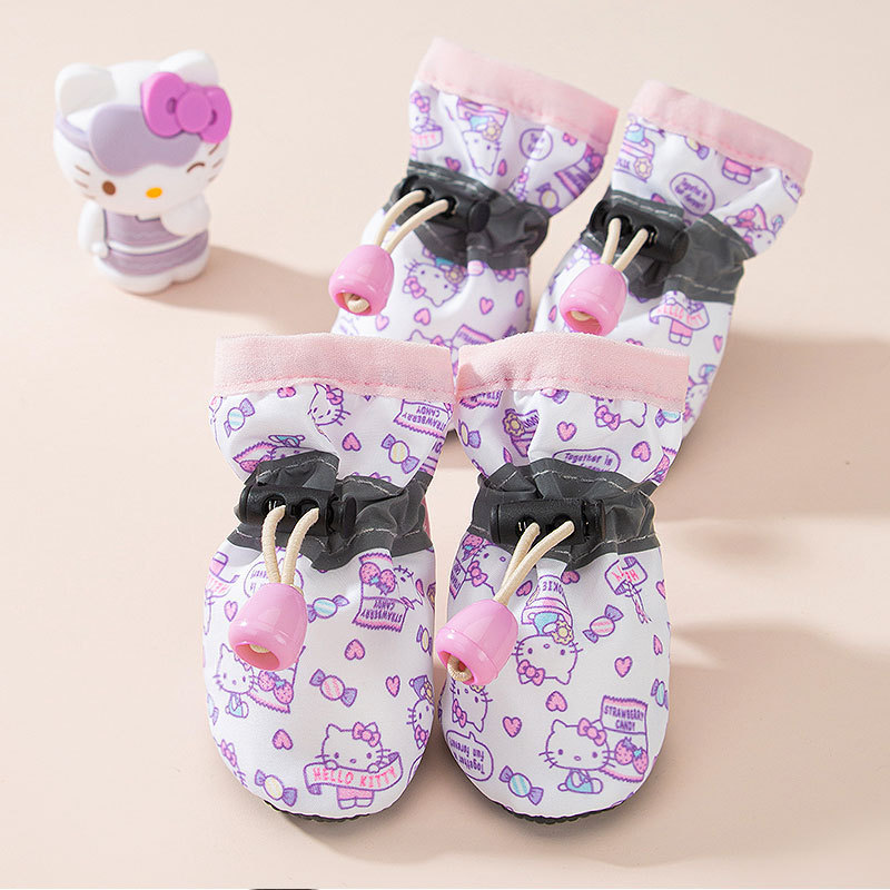 Hello Kitty Pet Shoes Non Slip Soft Sole Design